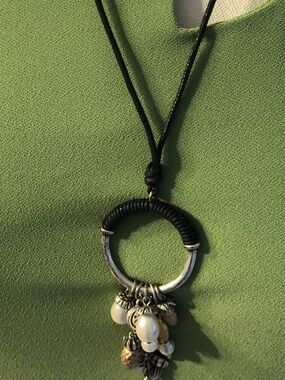 Faux Leather Rope Necklace